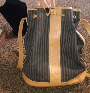 Fendi Vintage Bucket Bag (Last 2 Pic Will Show Call Out) Sold As Is